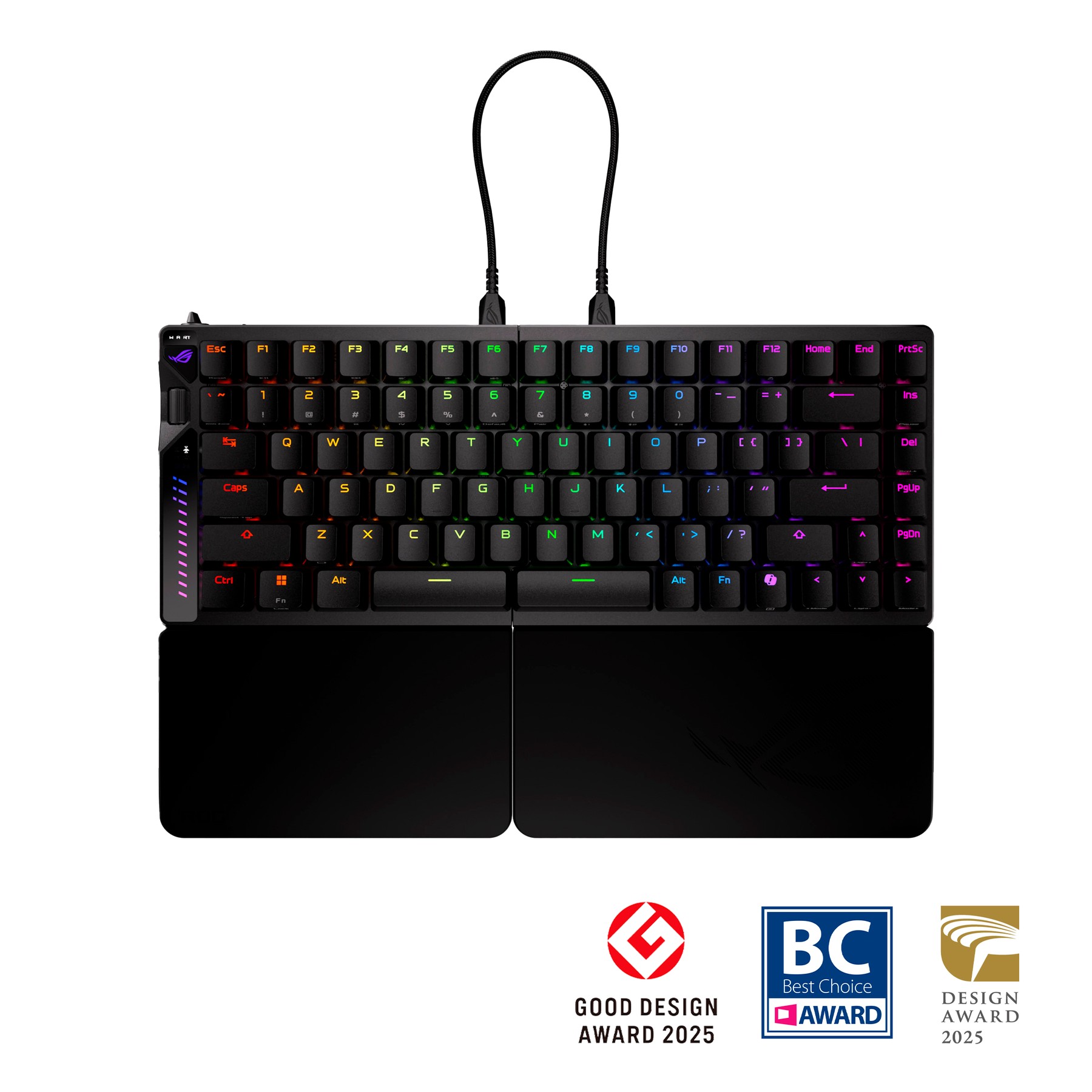 M703 – ASUS ROG FALCATA 75% Split Gaming Keyboard – ROG HFX V2 Magnetic Switch – PBT