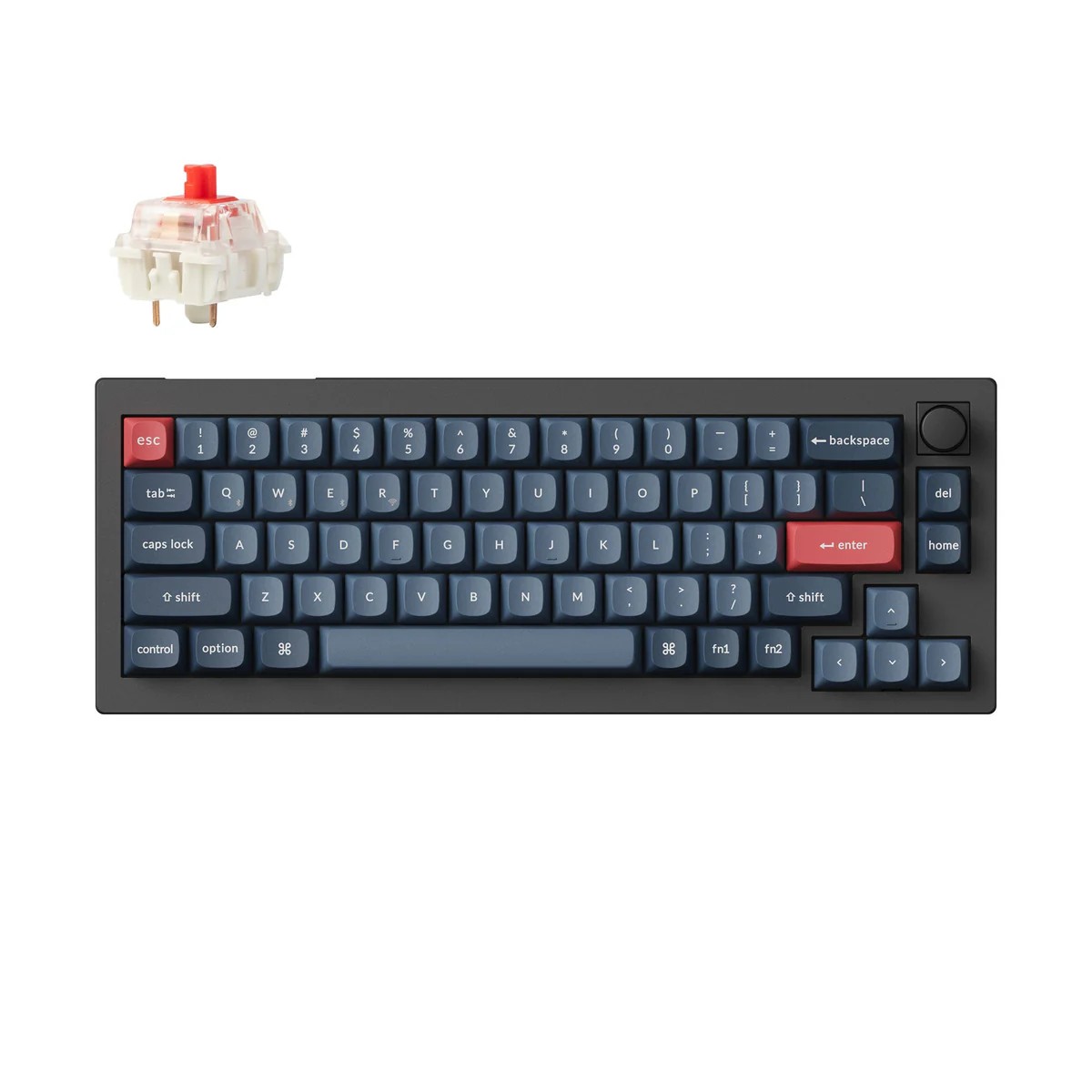 Keychron V2 MAX 0.65 CARBON BLACK BANANA Switch