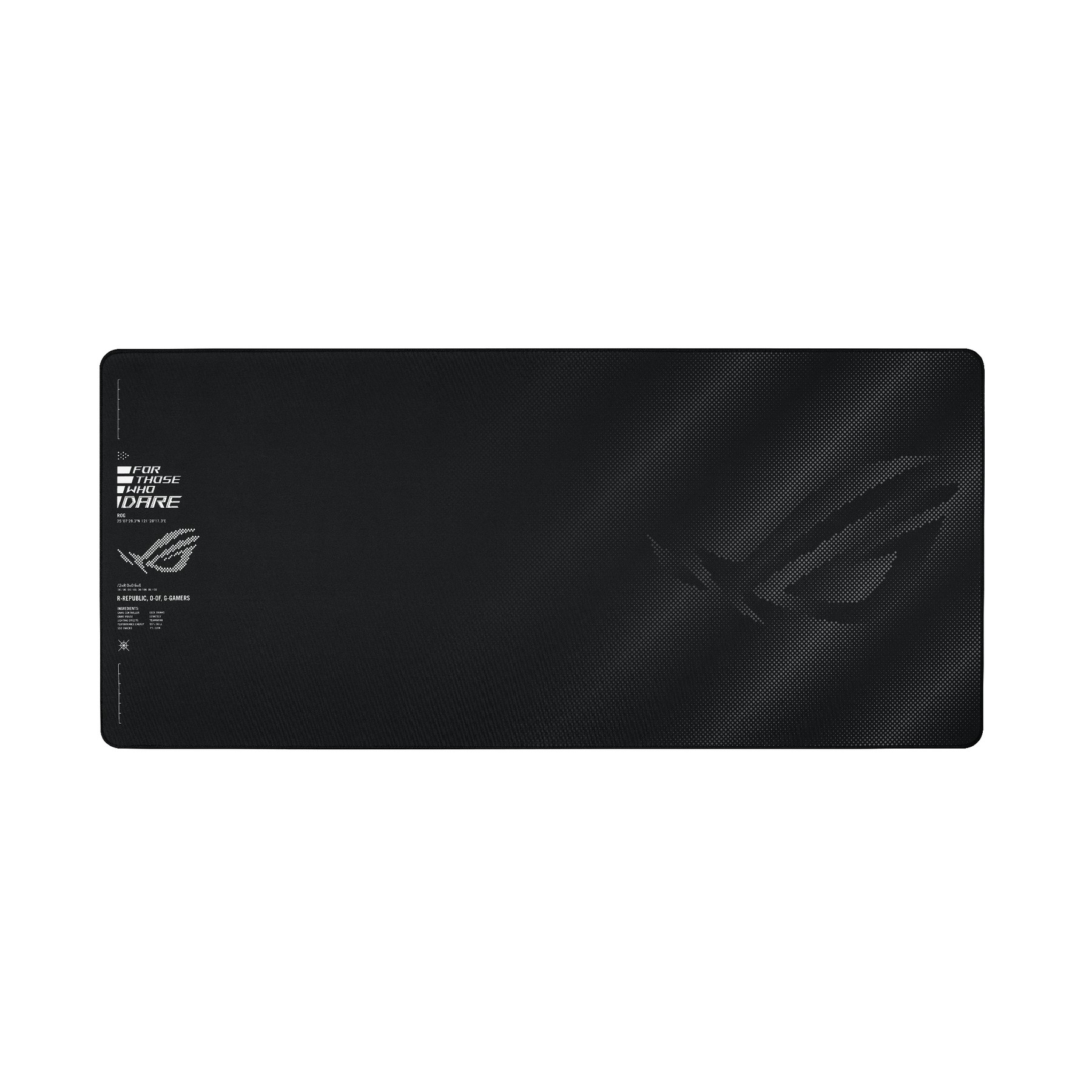 NC20 – ASUS ROG Sheath II XXL Gaming Mouse Pad, Advanced Cooling Fabric, 400 x 900 x 3mm, Black