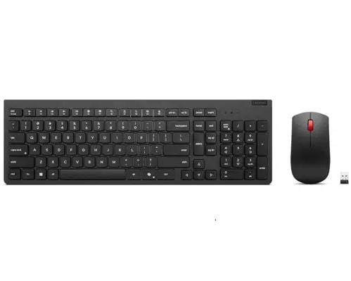 Lenovo Essential Wireless Combo Keyboard & Mouse Gen2 Black-US_English