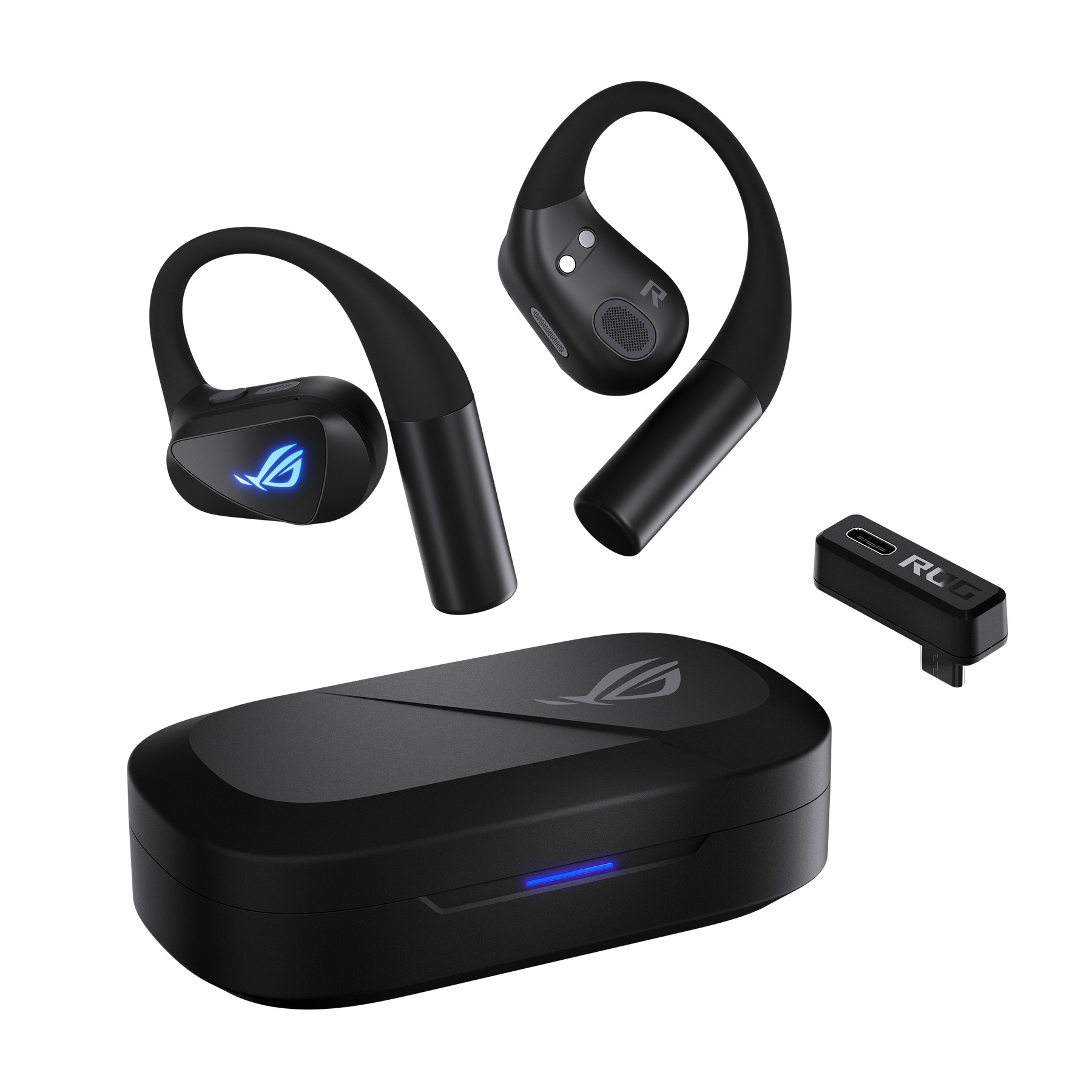 O701 – ASUS ROG Cetra Open Wireless BT & 2.4Ghz Gaming Earbuds