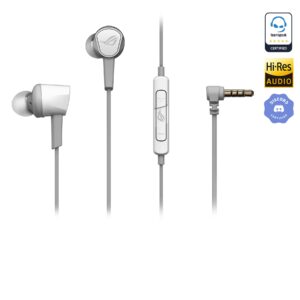 ASUS ROG CETRA II CORE Wired 3.5mm In-ear Gaming Earphones – Moonlight White