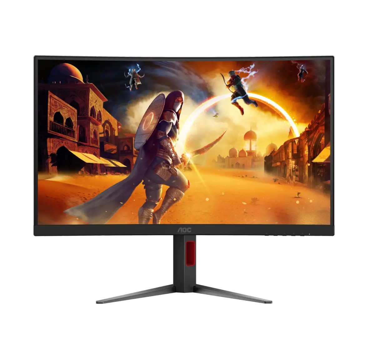 AOC MONITOR 27″ CQ27G4 CURVED 1500R VA QHD 2K ADAPTIVE SYNC 180hz HDMI 2.0 x 1 DP 1.2 x 1