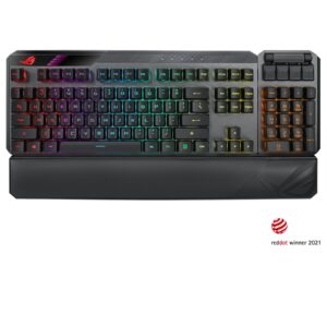 ASUS ROG Claymore II 80%/100% Wireless Optical Gaming Keyboard – ROG NX Optical Blue Switch