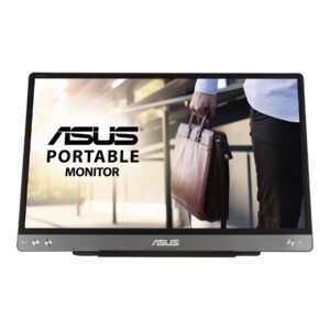 ASUS ZenScreen MB14AC Portable USB Monitor – 14″, IPS, Full HD, Hybrid Signal Solution, USB Type-C, Flicker Free, Blue Light Filter, Anti-glare surface