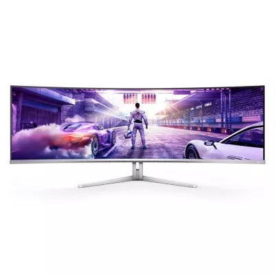 PHILIPS MONITOR 49″ 499P9H1 CURVED LED 32:9 5K USB-C DOCKING HDMI 2.0B x 2 DP 1.4 USB-C (DP Alt, 65W) HAS SPK KVM SPK WEBCAM & MIC PIP/PBP