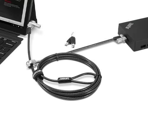 Lenovo NanoSaver MasterKey Twin Head Lock Cable Lock from Lenovo