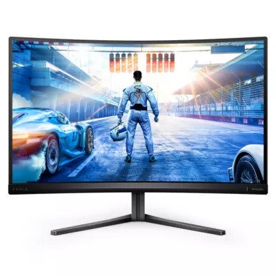 PHILIPS MONITOR 27″ 27M2C5500W EVNIA GAMING Curved 1000R QHD 2K GAMING 240Hz HDMI 2.0×2, DP 1.4 x 2 PIP/PBP
