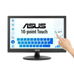 ASUS VT169HE Touch Monitor – 16″, FHD (1920×1080), 10-point Touch, IPS, Wide Viewing Angle, HDMI, Windows 11 compliance