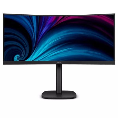 PHILIPS MONITOR 34″ 34B2U3600C CURVED 120Hz LED WQHD (DP 1.4, HDMI 2.0, USB-C 3.2 Gen 1) PD 90W SPK USB-C DOCKING