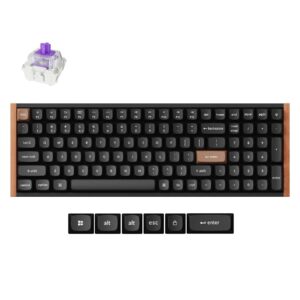 Keychron K4 HE 0.96 WHITE PURPLE Switch