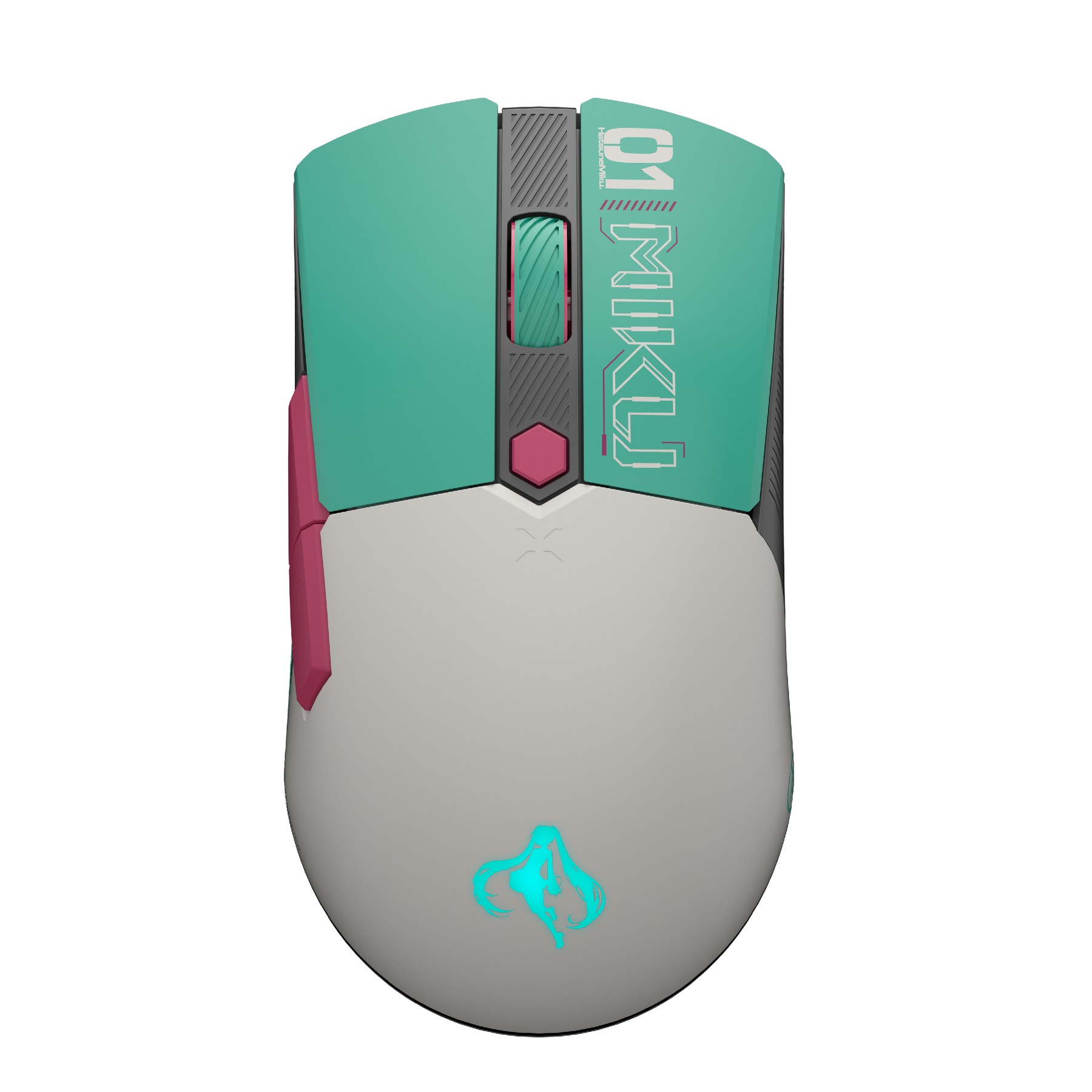 P521 – ASUS TUF Gaming Mini Wireless Mouse – Hatsune Miku Edition