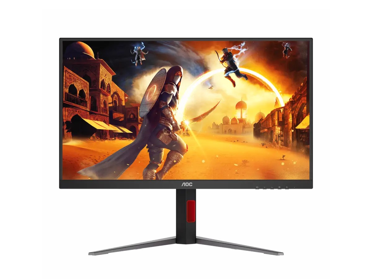 AOC MONITOR 27″ Q27G4S FAST IPS QHD 2K A-SYNC 300HZ 0.3MS HDMI 2.1 X 2 DP 1.4 HAJ SWIVEL PIVOT VESA PBP/PIP