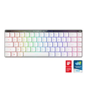 ASUS ROG Falchion RX Low Profile 65% Wireless Mechanical Gaming Keyboard – ROG RX Blue Optical Switch