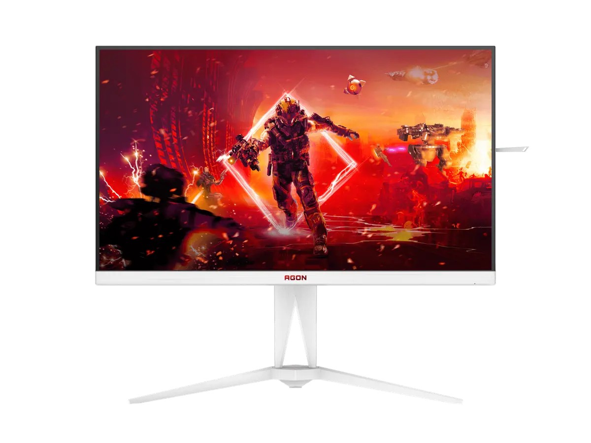 AOC MONITOR 27″ AGON V AG275QXW FAST IPS QHD 2K LED GAMING 180HZ HDMI 2.0, DP 1.4 HAS VESA WHITE