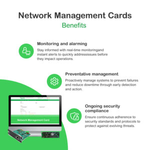 APC Network Management Card 3 (NMC3) for Easy UPS On-Line, 1-Phase, secure remote UPS monitoring and management