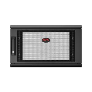 APC NetShelter 6U Wallmount Rack Enclosure Cabinet Single Hinged Server Depth