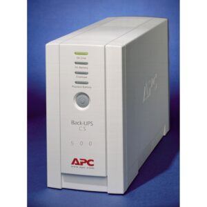 APC Back-UPS, 500VA/300W, Tower, 230V, 4x IEC C13 Outlets , User Replaceable Battery