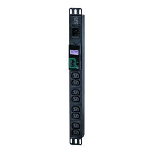 APC Easy Rack PDU, Metered, 1U, 1 Phase, 3.7kW, 230V, 16A, 8 x C13 outlets, IEC60320 C20 inlet