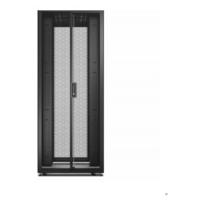 APC Easy Rack, 42U, Black, With Roof, Castors, Feet, 4 Brackets, and Side Panels, No Bottom, 1991H x 800W x 1100D mm