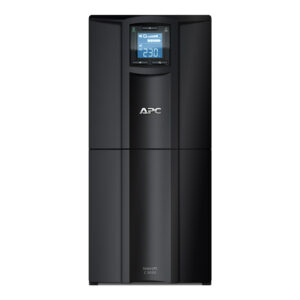 APC Smart-UPS C, Line Interactive, 3kVA, Tower, 230V, 8x IEC C13+1x IEC C19 outlets, USB and Serial communication, AVR, Graphic LCD