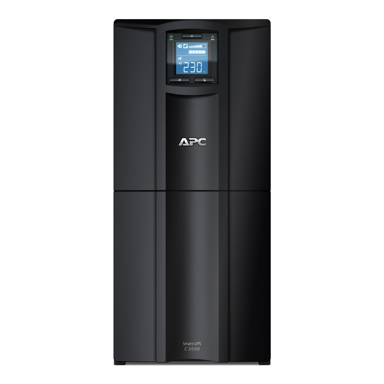 APC Smart-UPS C, Line Interactive, 3kVA, Tower, 230V, 8x IEC C13+1x IEC C19 outlets, USB and Serial communication, AVR, Graphic LCD