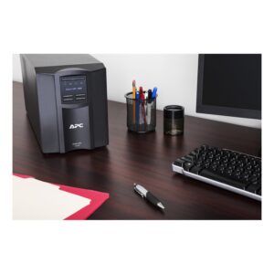 APC Smart-UPS, Line Interactive, 1000VA, Tower, 230V, 8x IEC C13 outlets, SmartConnect Port+SmartSlot, AVR, LCD