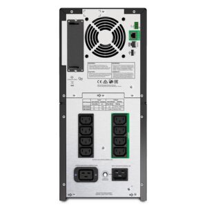 APC Smart-UPS, Line Interactive, 3kVA, Tower, 230V, 8x IEC C13+2x IEC C19 outlets, SmartConnect Port+SmartSlot, AVR, LCD
