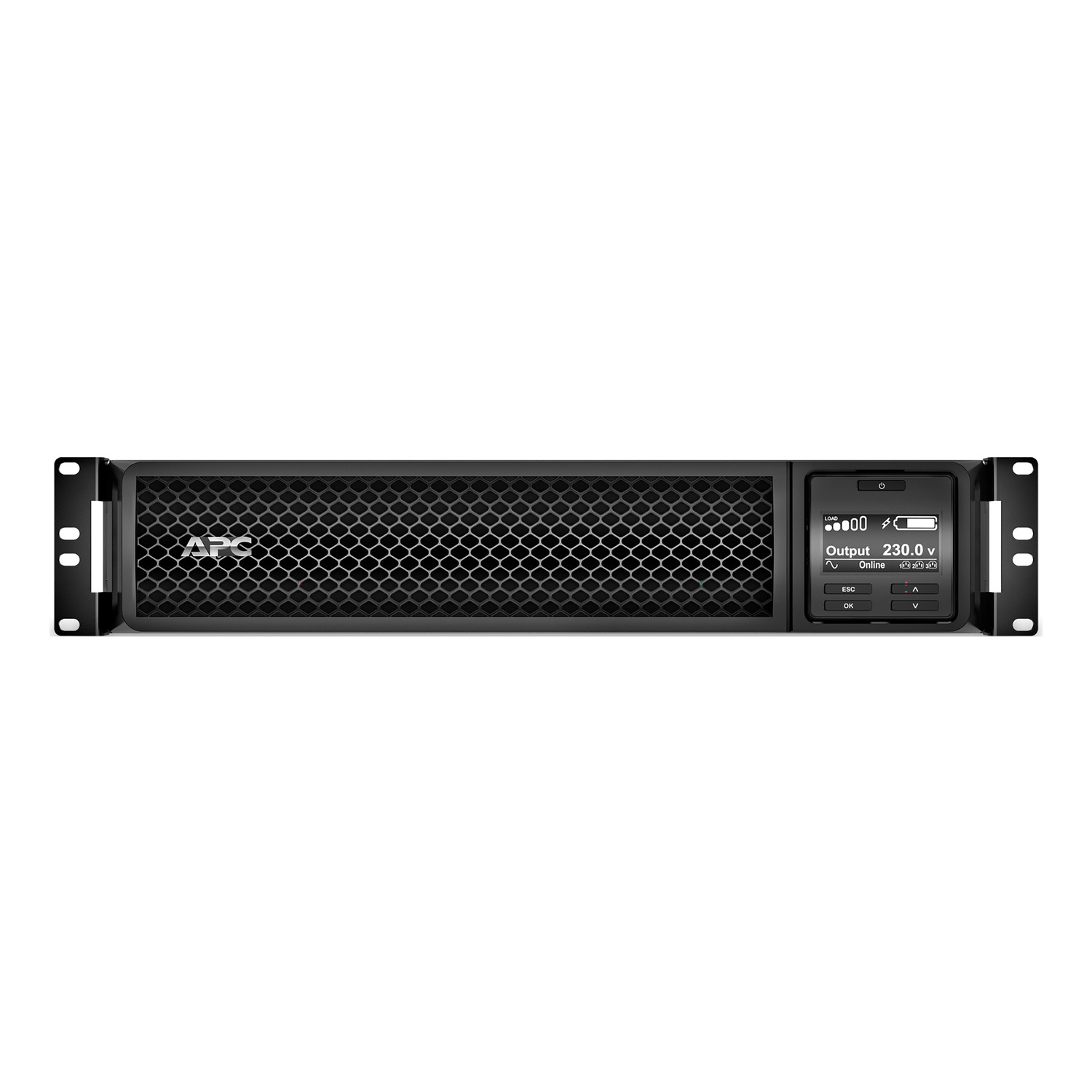 APC Smart-UPS On-Line, 3kVA, Rackmount 2U, 230V, 8x C13+2x C19 IEC outlets, SmartSlot, Extended runtime, W/ rail kit