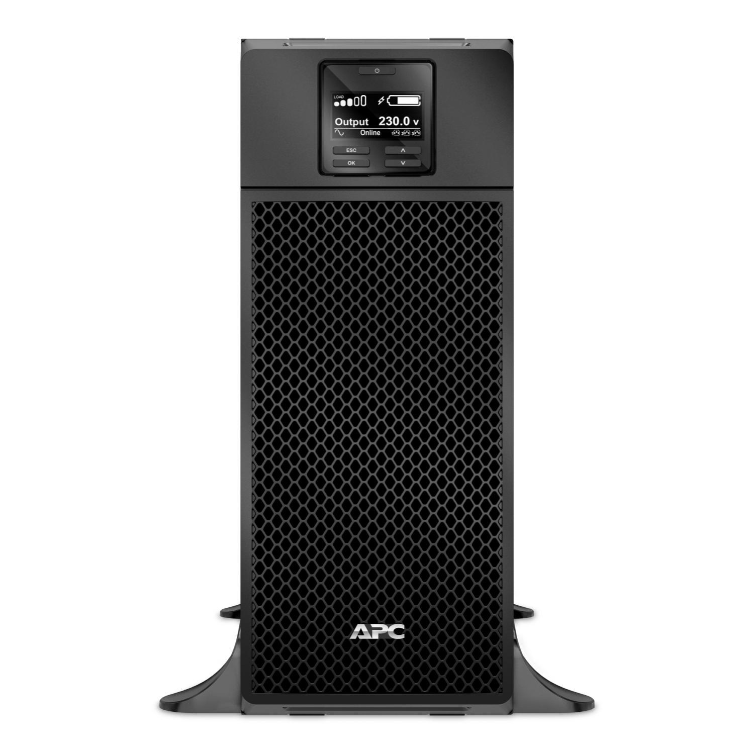 APC Smart-UPS On-Line, 6kVA/6kW, Tower, 230V, 6x C13+4x C19 IEC outlets, Network Card+SmartSlot, Extended runtime, W/O rail kit