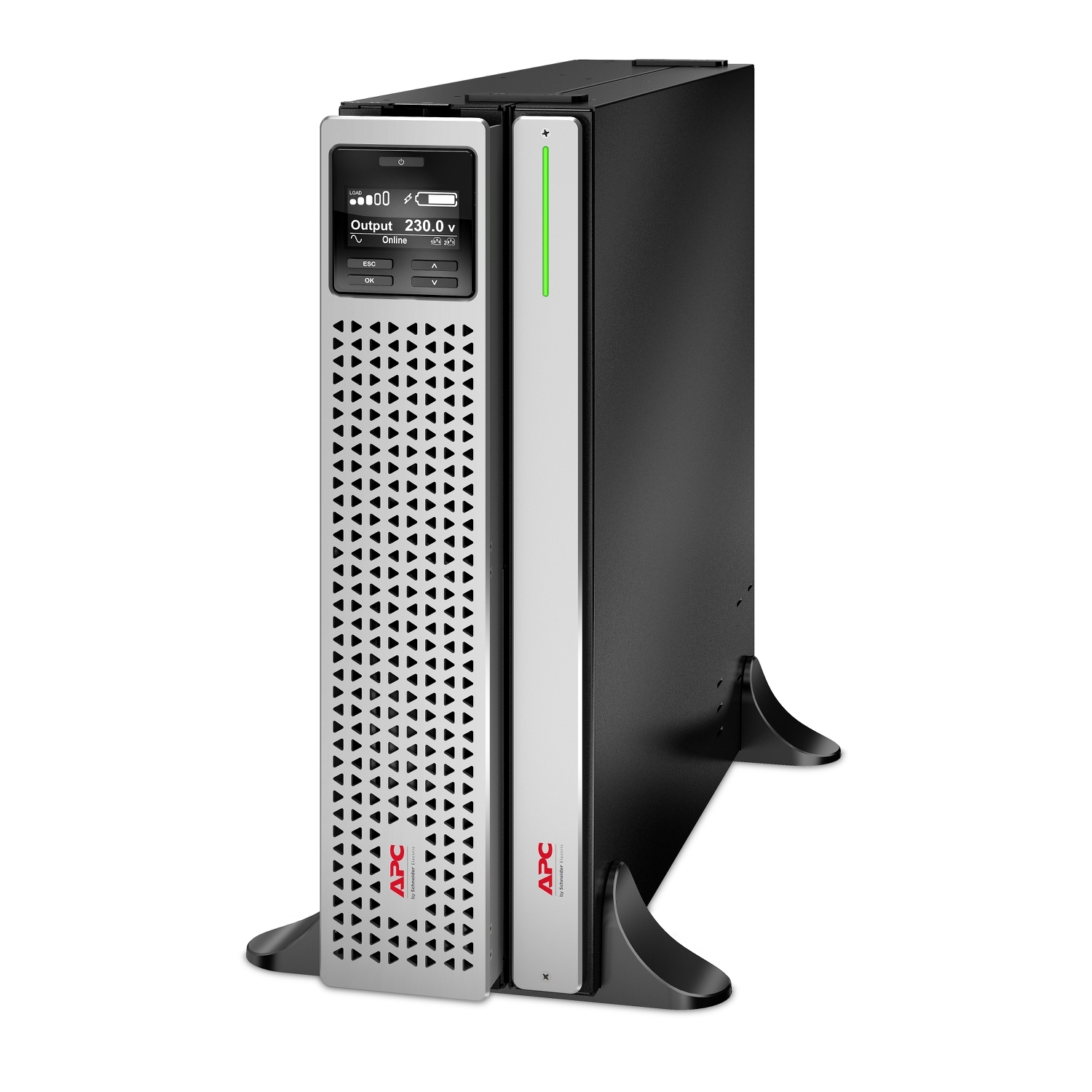APC Smart-UPS On-Line, 1500VA, Rackmount 3U, 230V, 8x C13 IEC outlets, SmartSlot, Extended runtime, W/ rail kit, W/ Lithium-ion external battery