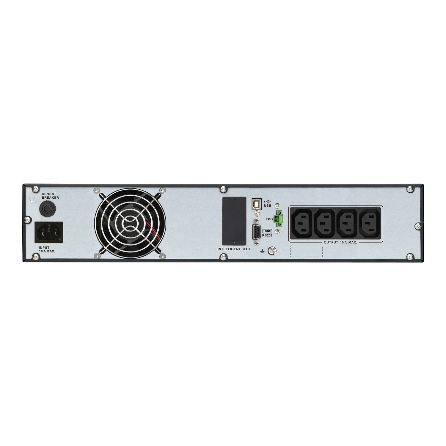 APC Easy UPS On-Line, 2000VA/1800W, Rackmount 2U, 230V, 4x IEC C13 outlets, Intelligent Card Slot, LCD, W/ rail kit