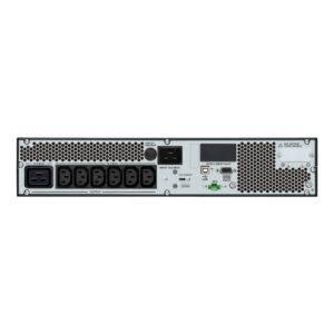 APC Easy UPS 在線式,3kVA/2700W,機架安裝式4U,230V,6x IEC C13+1x IEC C19插座,智慧卡插槽,LCD,延長運行時間,帶導軌套件