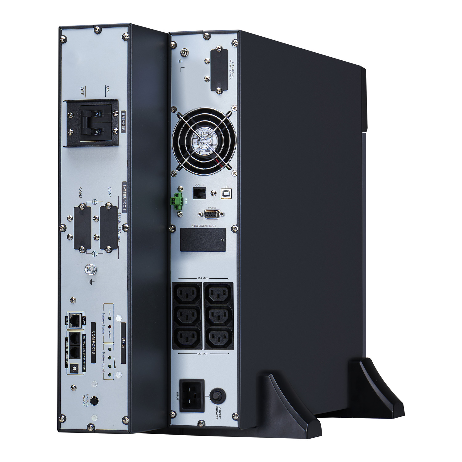APC Easy UPS On-Line, 2000VA, Lithium-ion, Rack/Tower 4U, 230V, 6 IEC C13 outlets, Intelligent Card Slot, Extended runtime, W/ rail kit