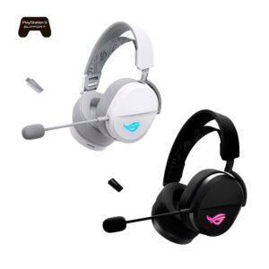 ASUS P501 ROG Pelta Tri-Mode RGB SpeedNova Wireless Gaming Headset – White