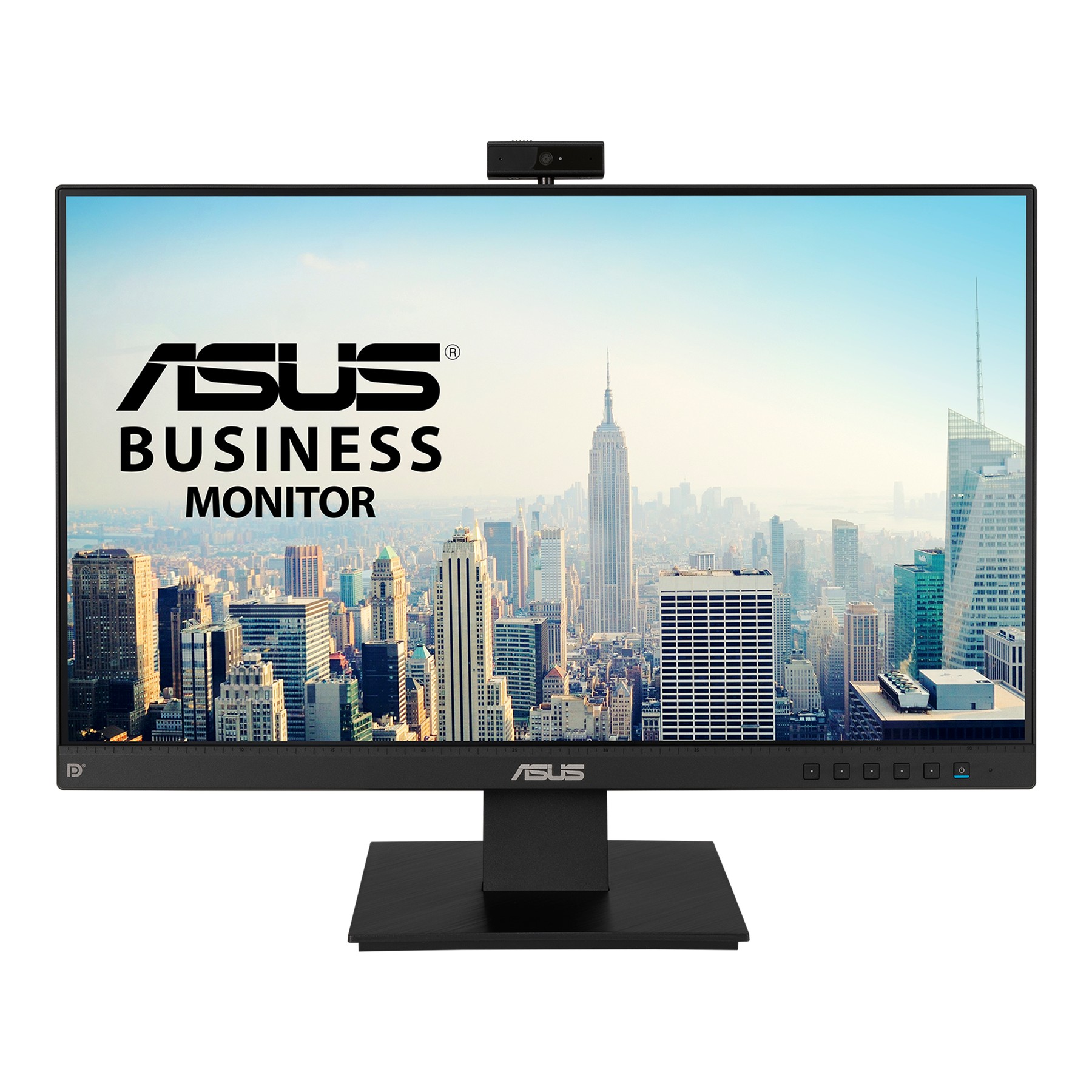 ASUS BE24EQK Business Monitor – 23.8″, Full HD, IPS, Frameless, Full HD Webcam, Mic Array, Flicker free, Low Blue Light, HDMI