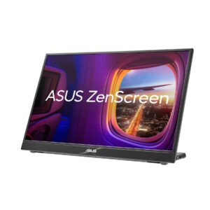 ASUS ZenScreen MB16QHG Portable Monitor – 16″, 16:10 WQXGA (2560 x 1600) IPS panel, 120 Hz refresh rate, DisplayHDR™ 400, 100% DCI-P3, L-shaped kickstand, tripod, USB Type-C®, HDMI®, Flicker
