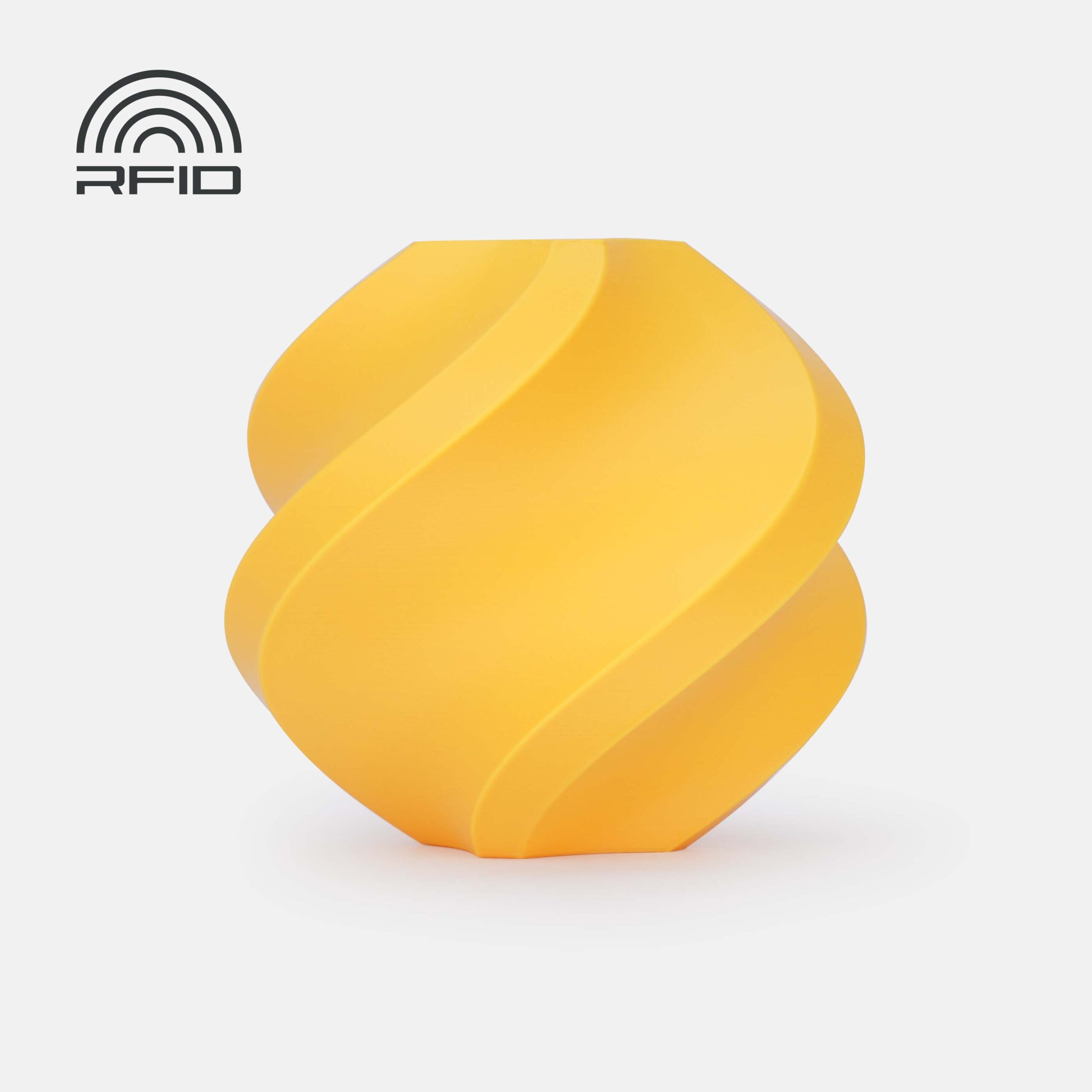 Bambu ABS Filament – Tangerine Yellow – with Bambu Reusable Spool