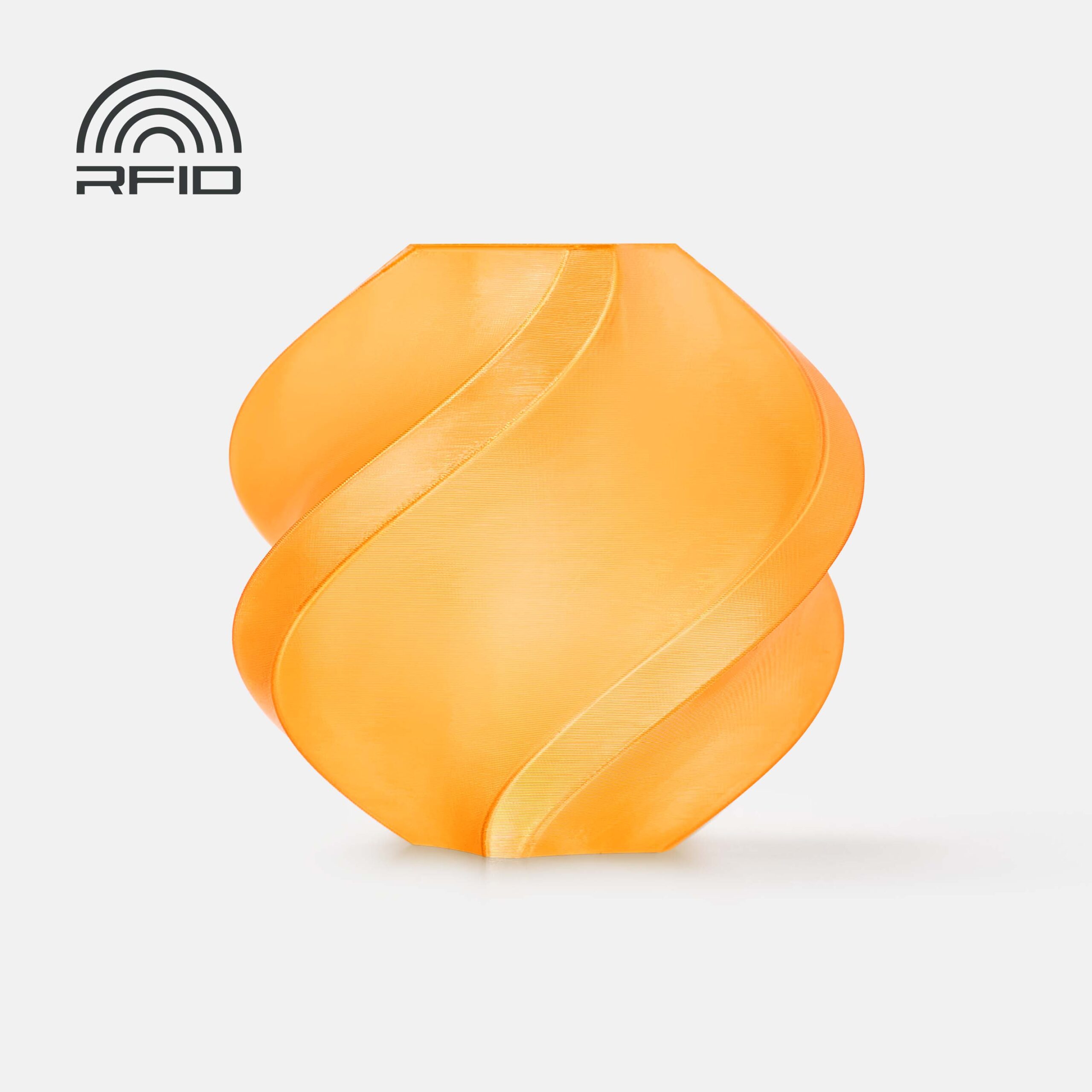 Bambu PETG Translucent Filament – Translucent Orange