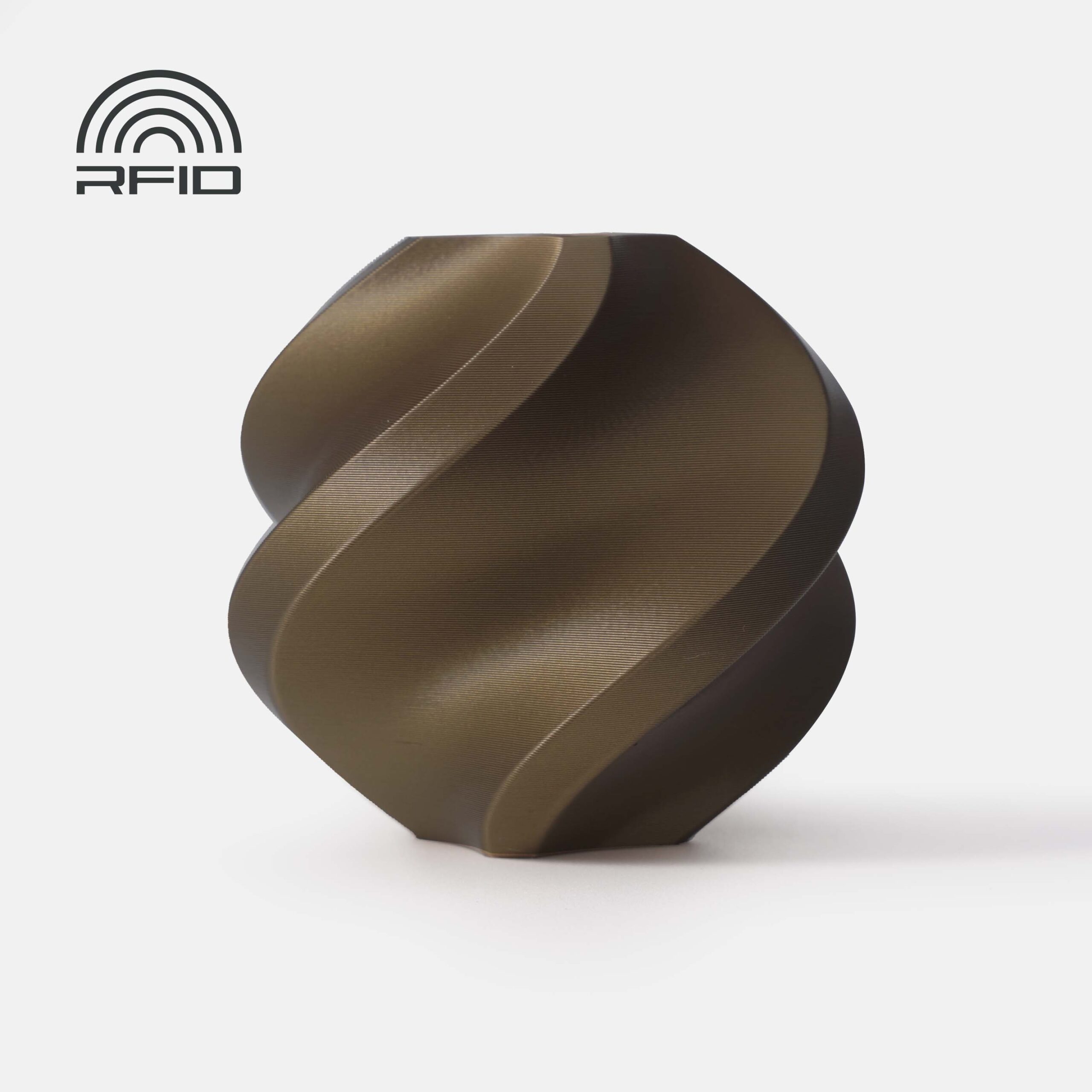 Bambu PLA Basic Filament – Bronze – with Bambu Reusable Spool