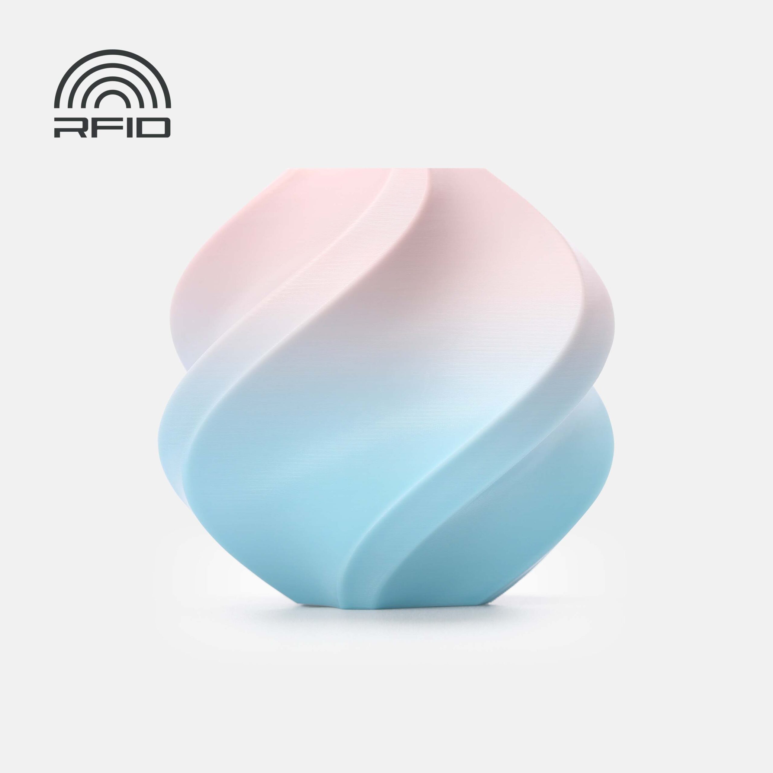 Bambu PLA Basic Filament – Cotton Candy Cloud – with Bambu Reusable Spool