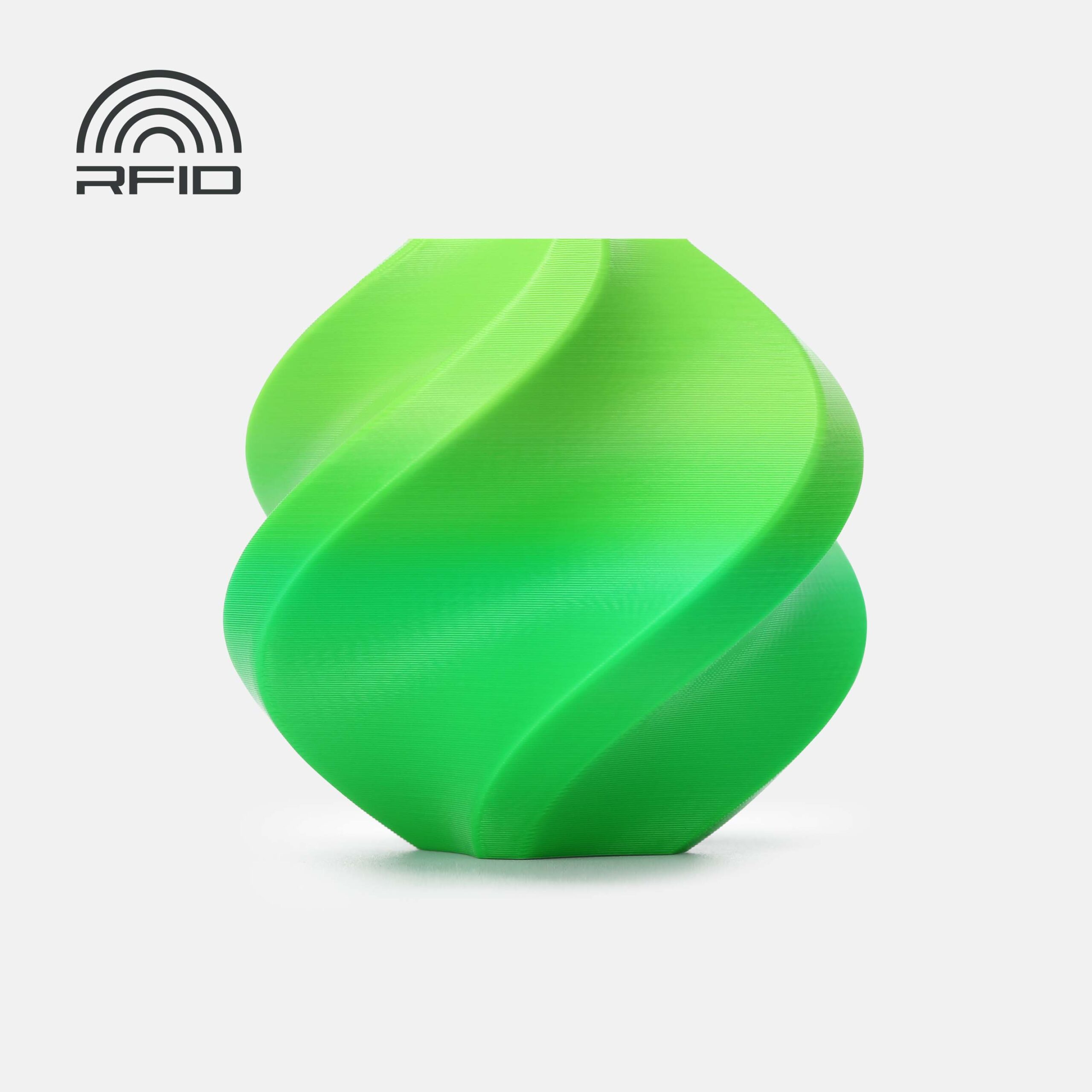 Bambu PLA Basic Filament – Mint Lime – with Bambu Reusable Spool
