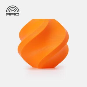 Bambu PLA Basic Filament – Pumpkin Orange – with Bambu Reusable Spool