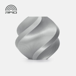 Bambu PLA Basic Filament – Silver – with Bambu Reusable Spool