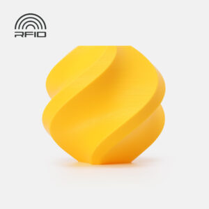 Bambu PLA Basic Filament – Sunflower Yellow – with Bambu Reusable Spool