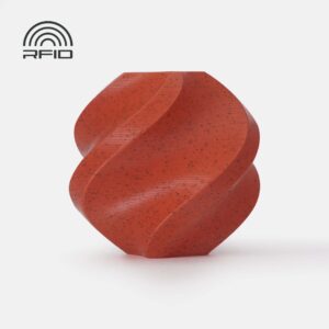 Bambu PLA Marble Filament – Red Granite – with Bambu Reusable Spool