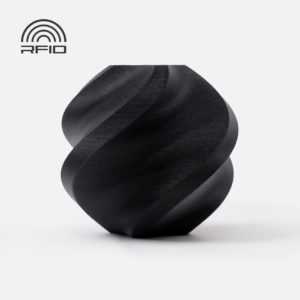 Bambu PLA Matte Filament – Charcoal – with Bambu Reusable Spool