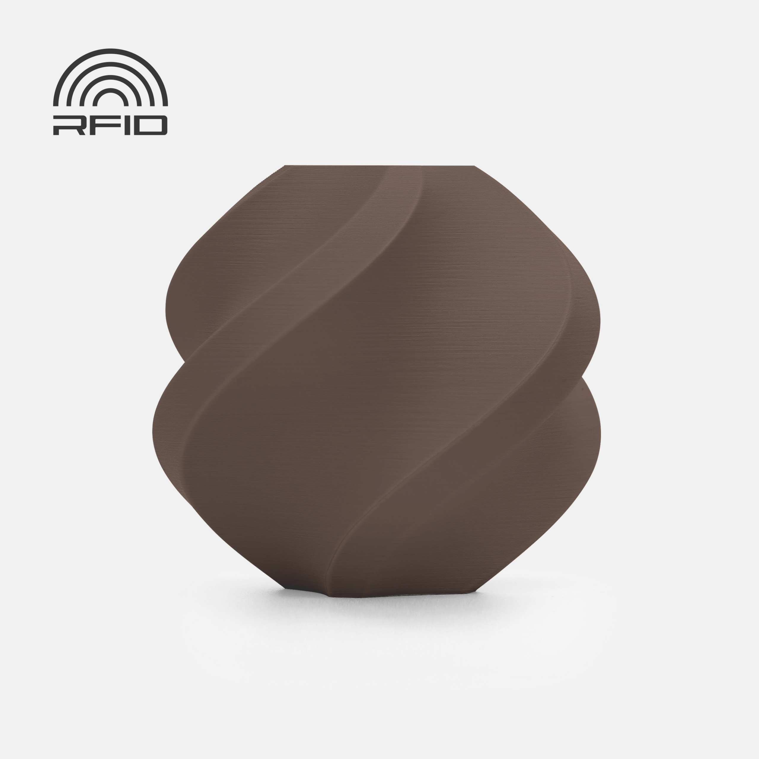 Bambu PLA Matte Filament – Dark Brown – with Bambu Reusable Spool