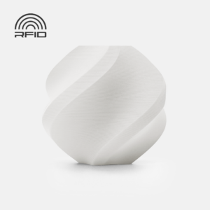 Bambu PLA Matte Filament – Ivory White – with Bambu Reusable Spool