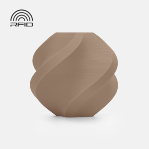 Bambu PLA Matte Filament – Latte Brown- with Bambu Reusable Spool